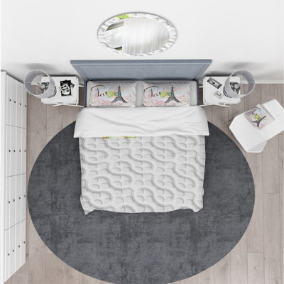 Ensemble de housse de couette bohème et éclectique