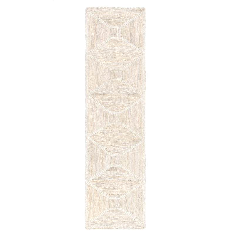 Nolita Hand Woven Jute Geometric Area Rug, Runner 2'6" x 9'