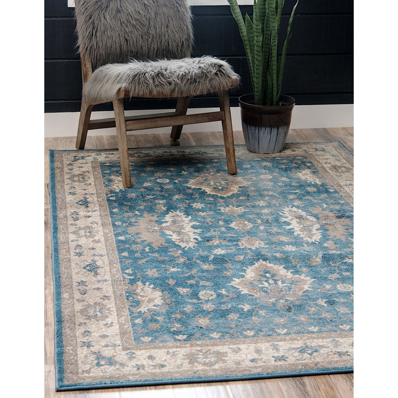 Linz Floral Indoor Rug, Rectangle 7' x 10'