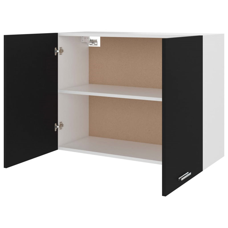 Hanging Cabinet 80X31x60 Cm, Black