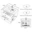 Meuble-lavabo simple mural avec comptoir en quartz 30 po Lecio-1382271183