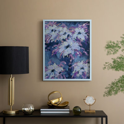 «Hidden Blooms I», reproduction encadrée - bois massif