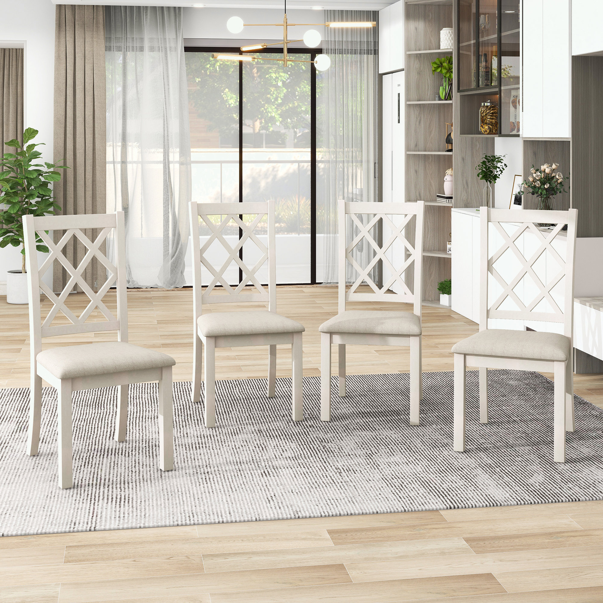 Adda 5 piece dining online set by charlton home