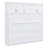 Queen Size Murphy Bed Wall Bed With Top Cabinets,White