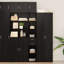 Slim Storage Cabinet 30X42.5X225 Cm Engineered Wood-1232018185