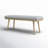 Lucia Polyester Upholstered Bench