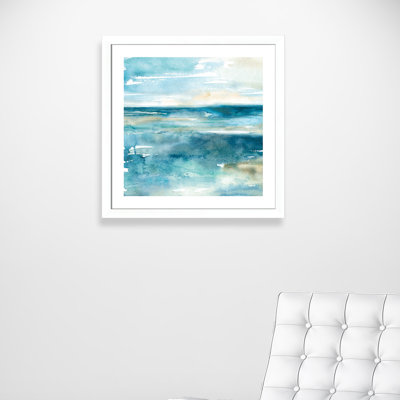 Ayslee «Wash Over Me II», reproduction de peinture à l'aquarelle encadrée