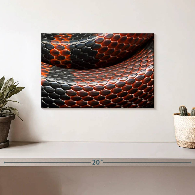 Brampt Snake Scales, 8" H x 12" W
