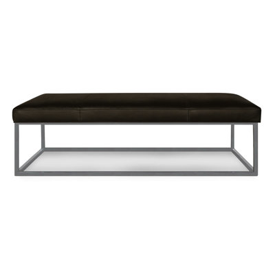 Morgan Leather Ottoman