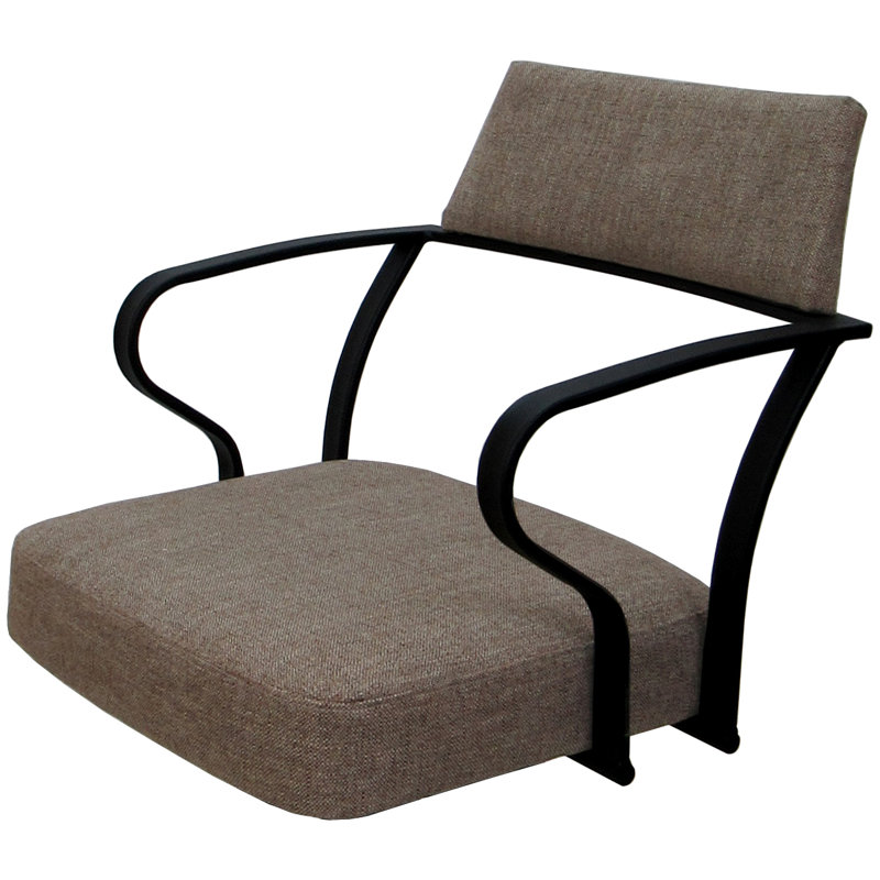 Très grand tabouret pivotant 34 po Danaisa, Noir