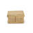 Set of 3 Handcrafted Jute Rope Storage Trunks 15" H Nested Rustic Organization Boxes