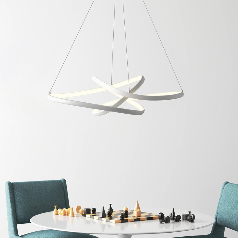 Peabody Dimmable LED Geometric Chandelier