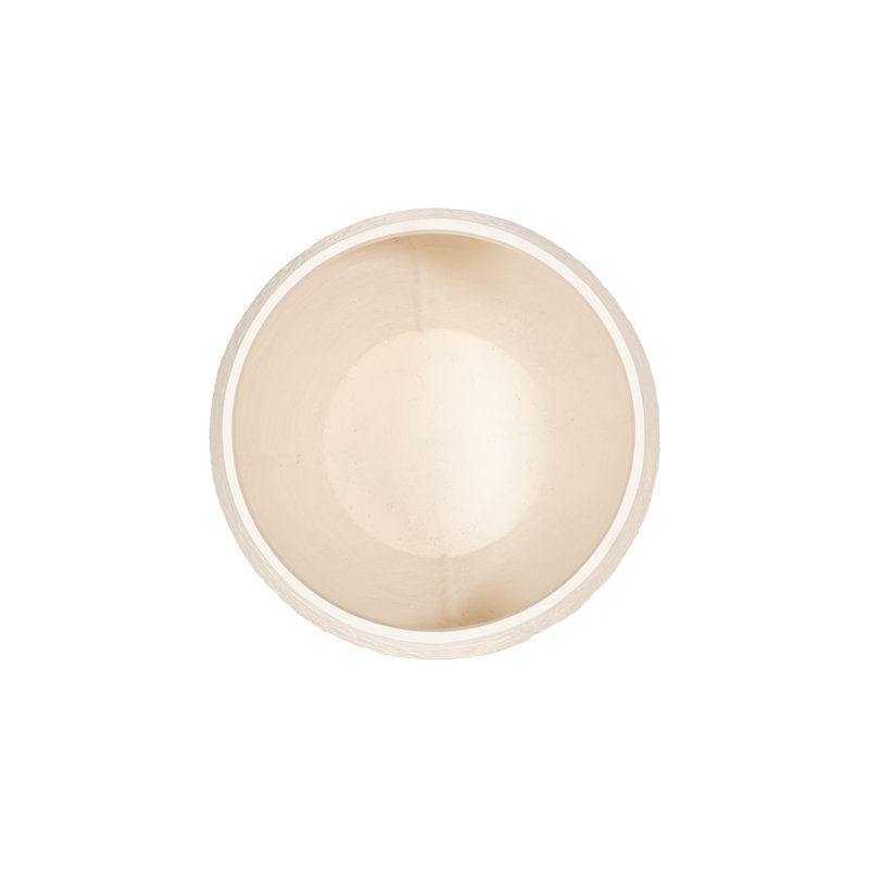 Modern White Stone Cast 36" Patio Planter