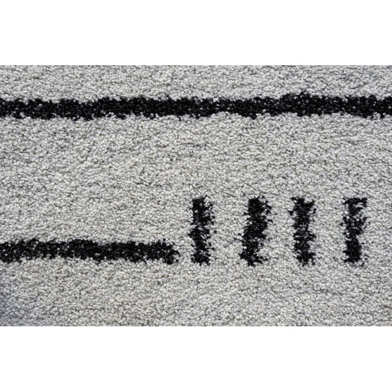 Minimalist Polypropylene Area Rug, Rectangle 9'2" x 12'5"