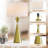 Warrnambool 28" Modern Glam Polished Gold Metal Table Lamp with USB Port-882199692