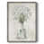 Distressed Silver Framed Canvas