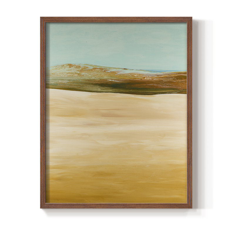 Reproduction encadrée de bois d'hier - Bois d'hier, Brun, H 14 po x l 11 po