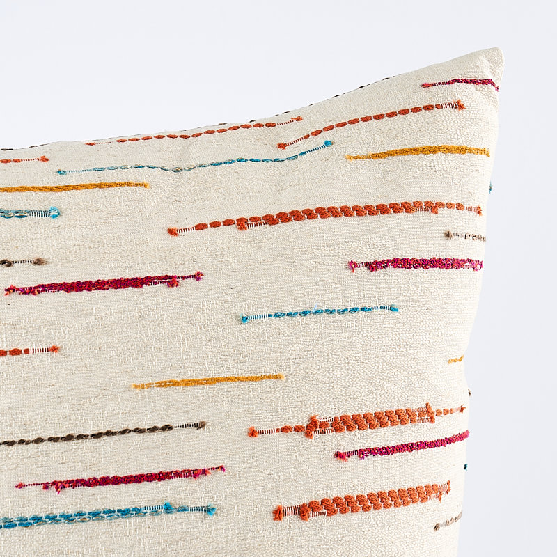 Leland Stripe Pillow, 18" x 18"