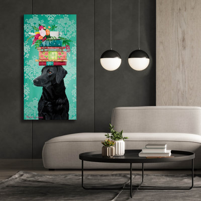  'Woman's Best Friend' by Heather Gauthier Art Canvas Wall Art, 30" x 60"