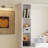 79'' H X 63'' W 3-Drawer Bookcase Storage Cabinet