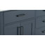 Meuble-lavabo double en bois massif 72 po avec plateau en quartz Carrara de 1,5 po Thornaby-1985119499-1985119496