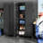 Metal Storage Cabinet with Wheels, Rolling Garage Storage Cabinet with Lock, Tool Cabinet on Wheels for Garage, Home, Shop