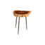 Makha Burled Wood End Table