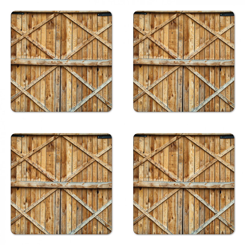 Square 4 Piece Coaster Set