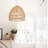 Turbeville 1 - Light Rattan Dome Pendant-695558337
