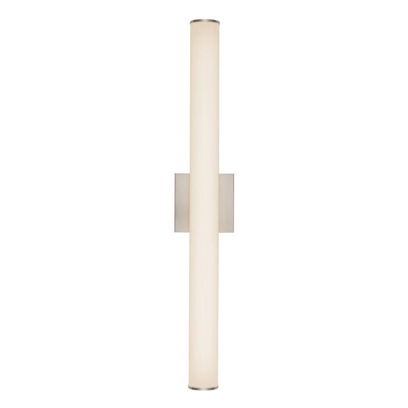 Rico 30-in Black dimmable LED Wall Sconce, Nickel