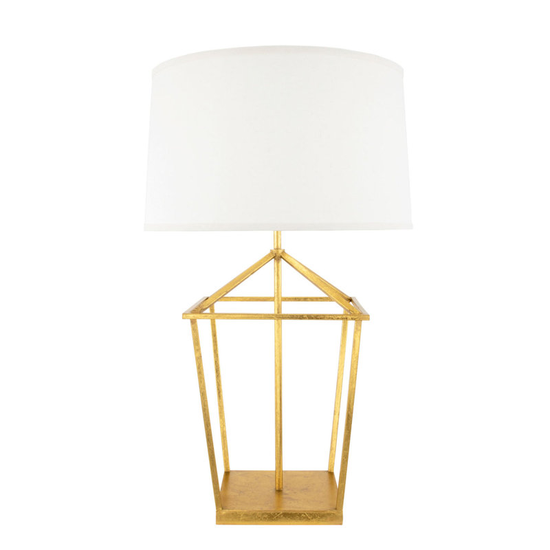 Dana Table Lamp, Gold Leaf