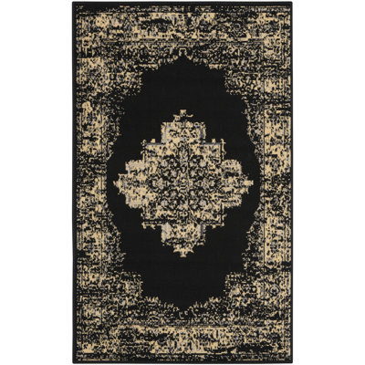 Tapis noir Bo