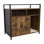 Spacious Rustic Brown Cat House, Hidden Litter Box, Scratching Mat, Entryways Enclosure, Heavy - Duty For Active Cats