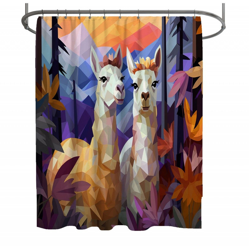 Rideau de douche Nature Alpaca, H 73 po x l 70 po