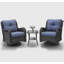 LayinSun 3 Pieces Swivel Gliders Patio Chairs Set With Side Table-2006144470-2006144471
