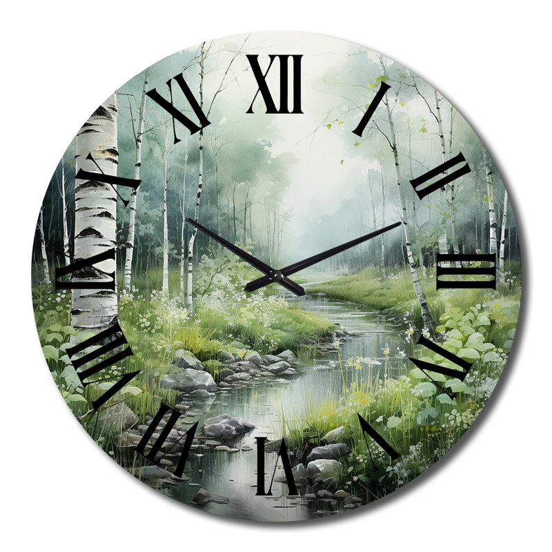 Horloge murale en métal, Très grand
