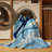 Machine Washable Medford Skating Ice Figure Posh & Luxe Arc Rug in Blue – SkyBlue Binding-185320190