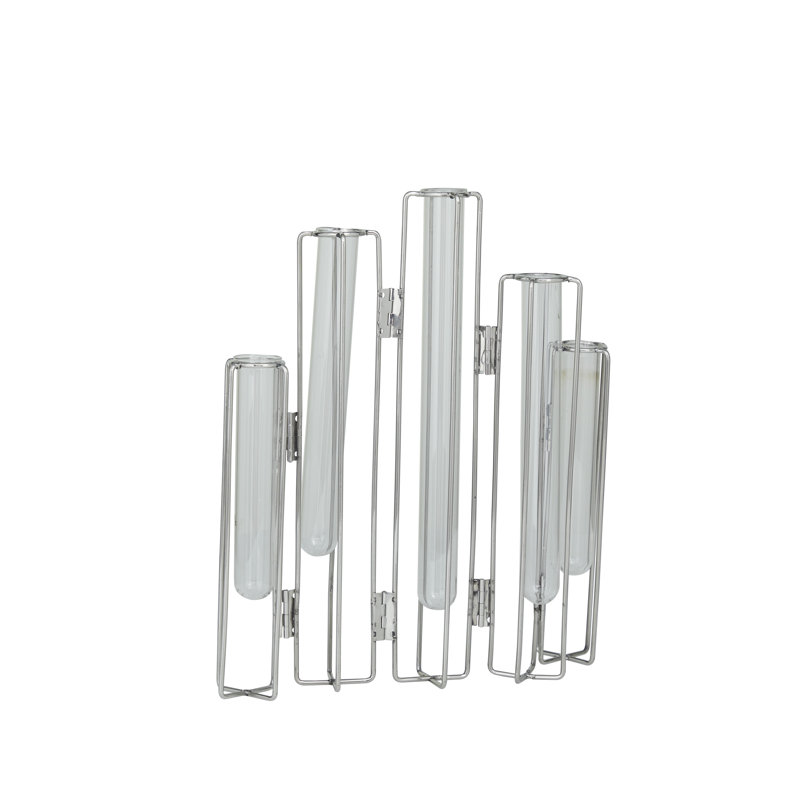 Vase en métal Rossa, Argent