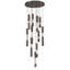 Lustre, 11 lumières, 20 po, bronze Harlow, albâtre-769341609