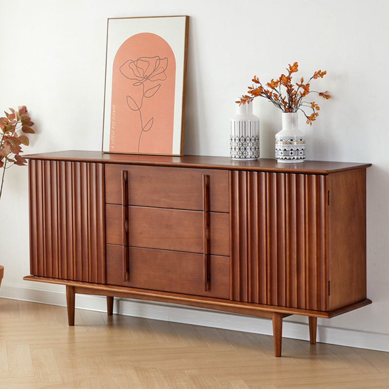 Buffet de grande capacité de style médiéval, H 33,46 po x l 70,87 po x P 15,75 po