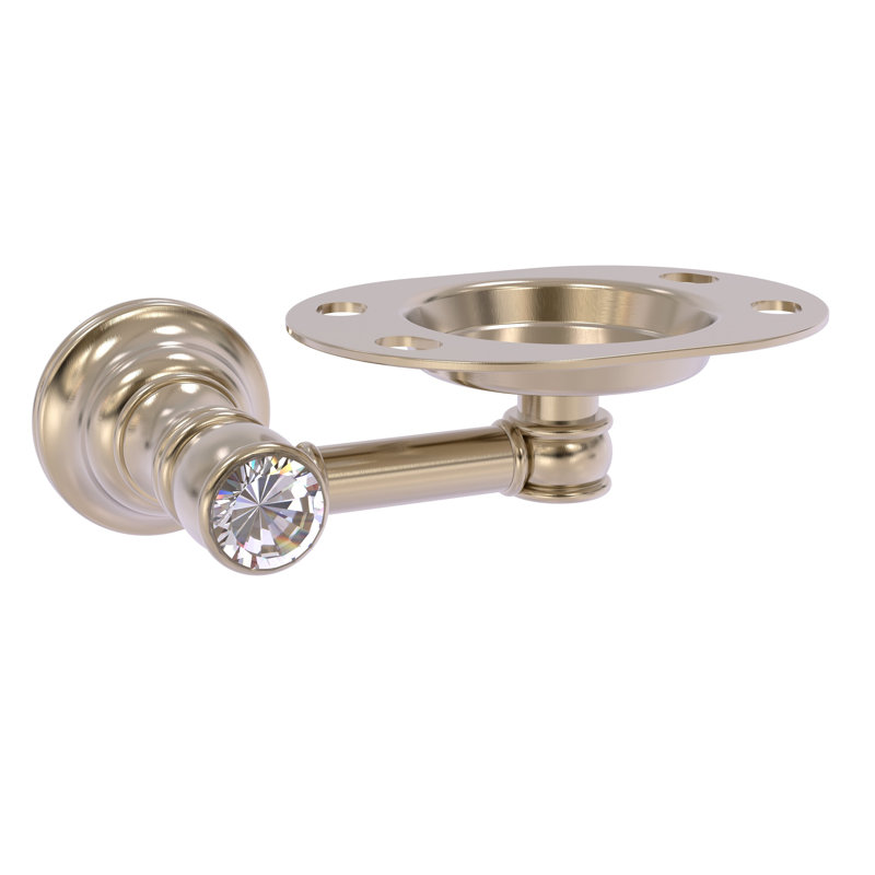 Porte-brosse à dents en cristal Gavin, Étain antique