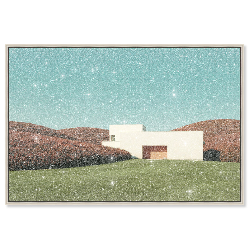Surreal Architecture Print by Oliver Gal, 55"H x 37"W, Silver Floater Frame