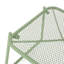 Table d'appoint en fer 15,5 po H, moderne avec ornement en maille, l 19,5 po x P 17,49 po, H 7,52 lb, H 16,05 po