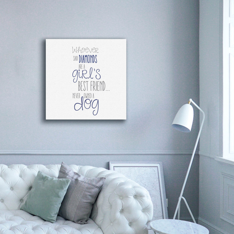  «Best Friend» par Erin Clark, art mural sur toile, 12 po x 12 po, H 37 po x l 37 po x P 1,5 po