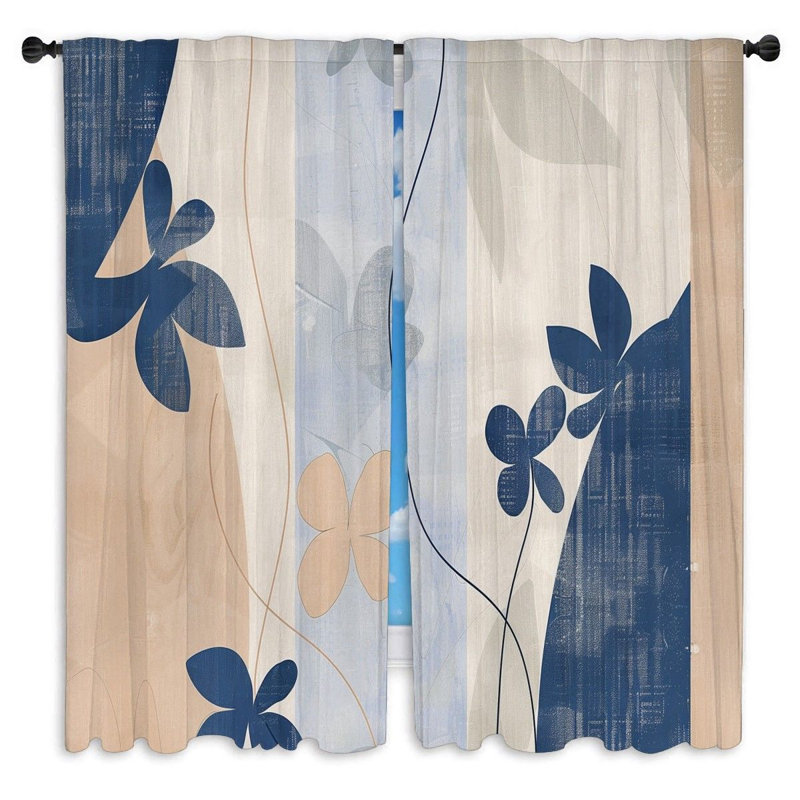 Paire de rideaux obscurcissant Stamata, L 40 po x L 61 po
