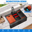  Évier de cuisine à tablier frontal en acier inoxydable de calibre 16 avec tablier frontal L 30 po x l 22 po avec accessoires-121235969