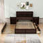 Lit plateforme avec tiroirs Dyonne-850469753