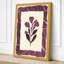 Framed Purple Bloom Botanical - Wrapped Canvas-1412706035-1412706045