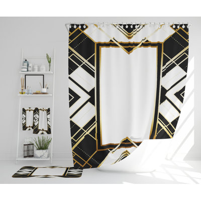 Nattaly Polyester Shower Curtain Set