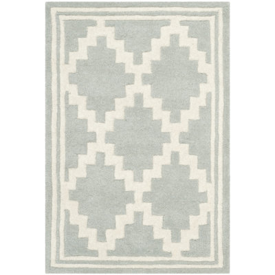 Carolene Hand Tufted Wool Geometric Rug